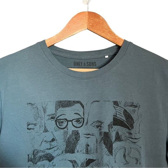 3 for $30! Only & sons graphic tee. Size large - Picture 2 of 9